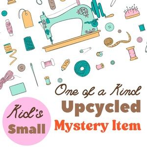 Mystery Box One of a Kind Upcycled Item Kids Small 6 / 6X Boys Girls Unique Fun
